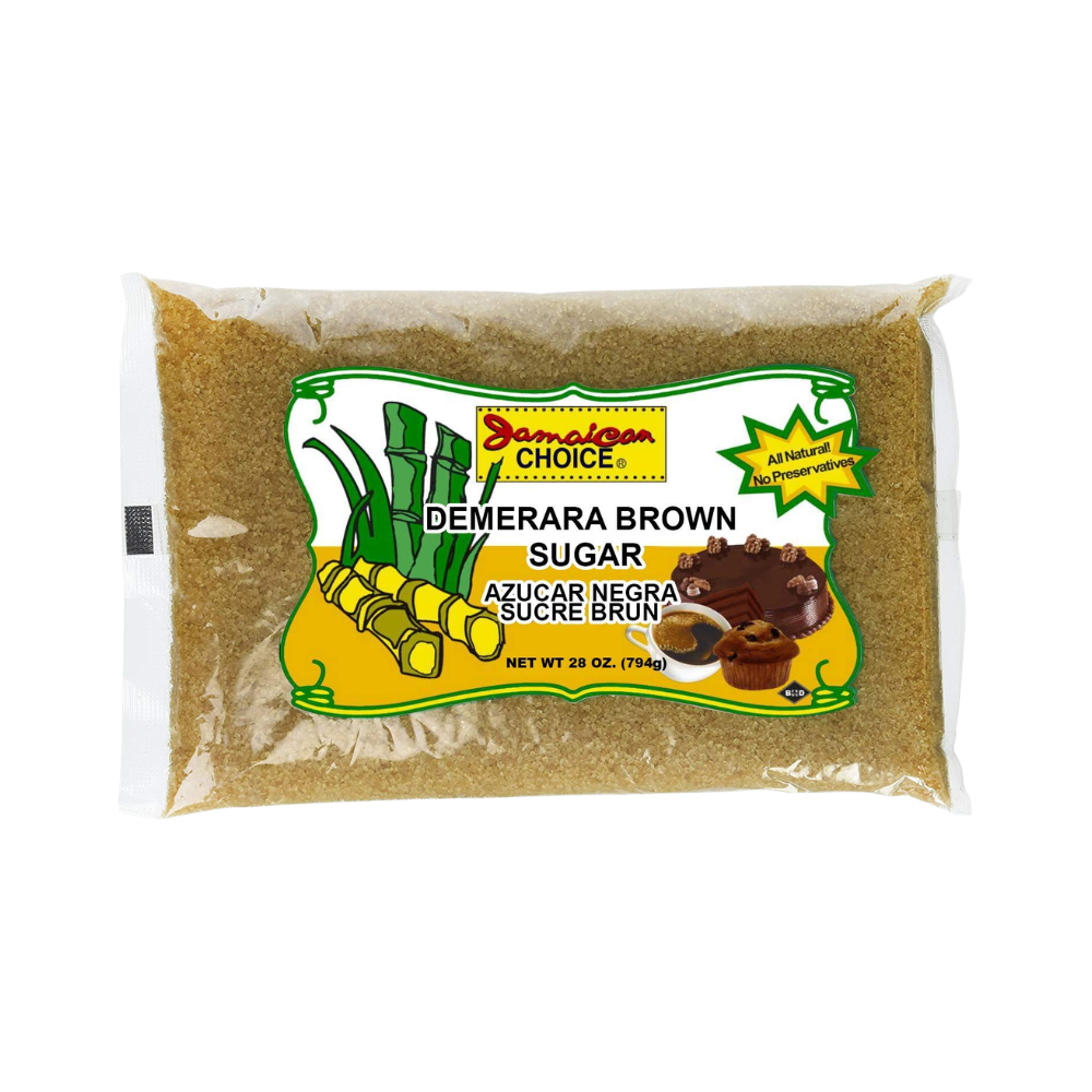Demerara Sugar (1.75 lb) Raw Brown Sugar, Product of Mauritius | 28 oz