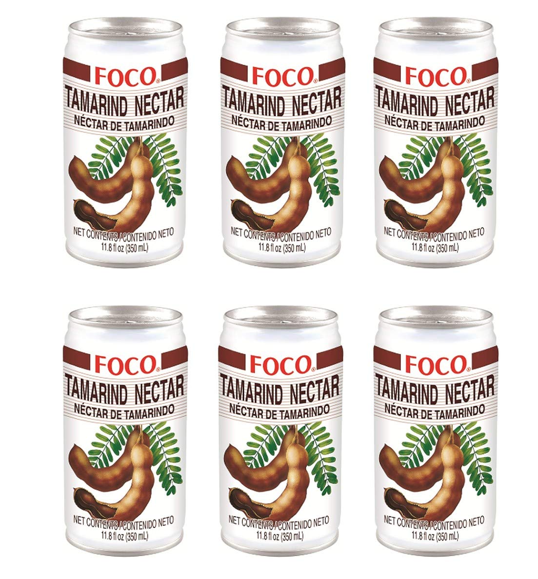 Foco Tamarind Drink (6 Pack, Total of 70.8fl.oz)