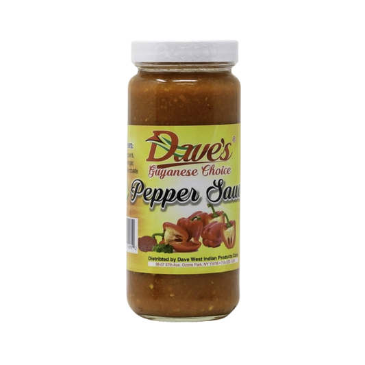 Dave's Guyanese Choice Hot Pepper Sauce 12oz