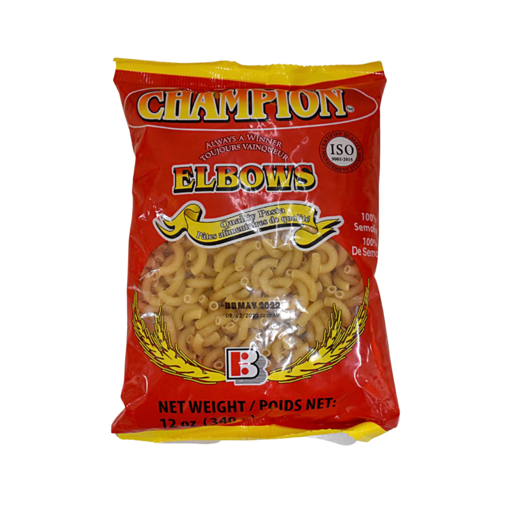 Guyana's Champion Elbows Noodles 340g (2 Pack)