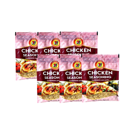 Chief Chicken Seasoning Pack of 6 (Pack of 6 Chicken)