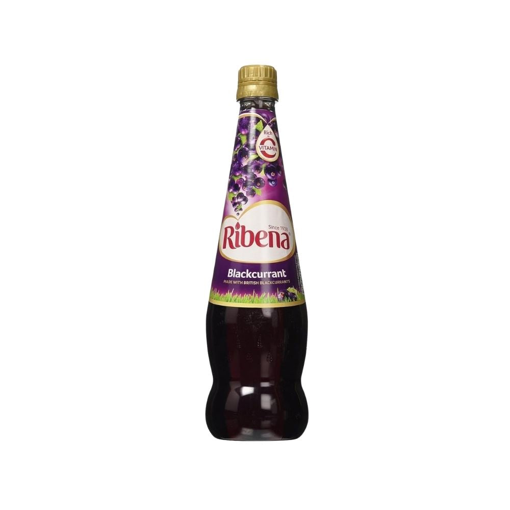 Ribena Blackcurrant Juice 850ml (1 Pack) | Made from British Blackcurrants, Dilute 1 Part Concentrate with About 4 Parts Water. No Artificial Colours or Sweeteners.