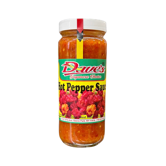 Daves Guyana's Choice Hot Pepper Sauce 12oz