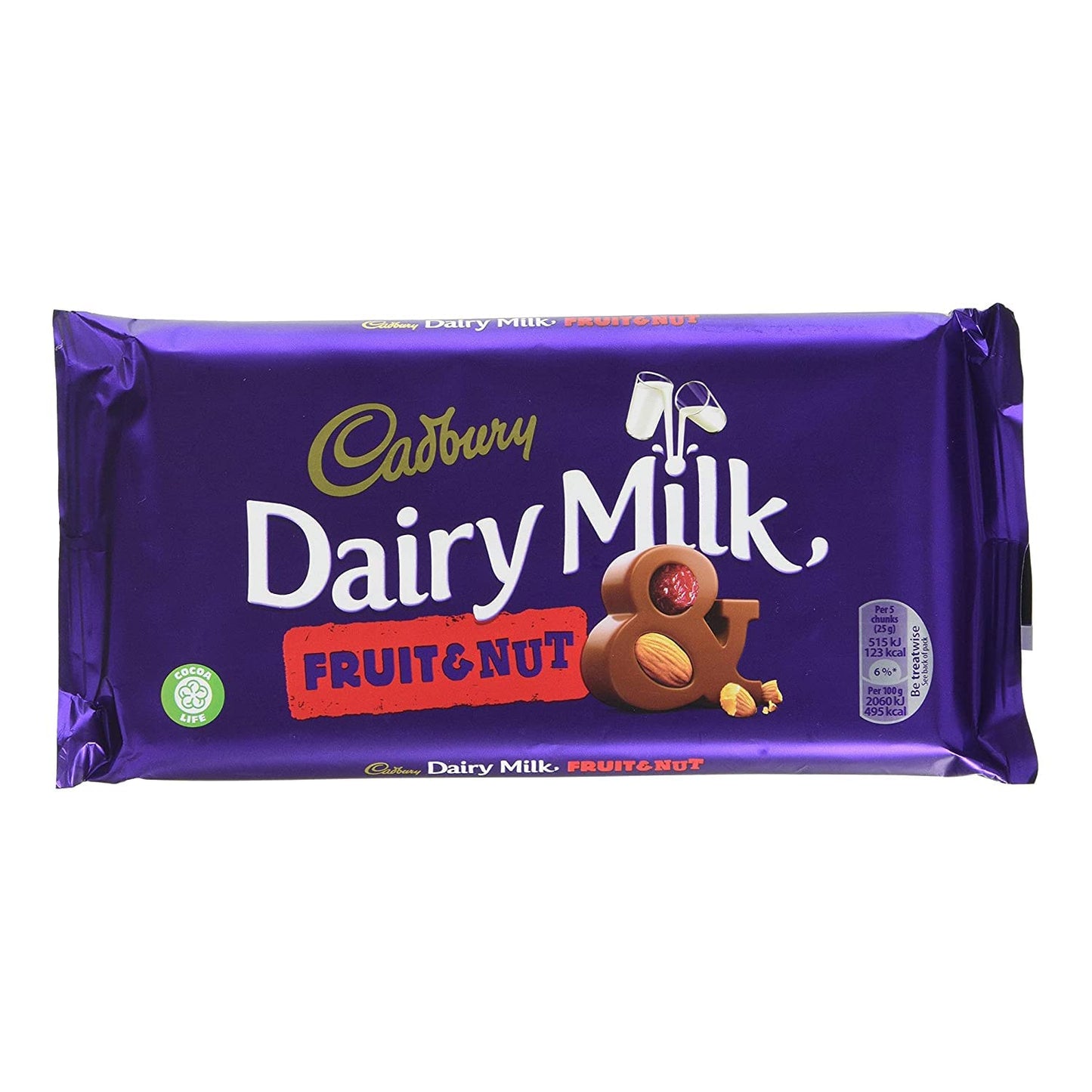 Cadbury Dairy Milk Fruit & Nut 180G