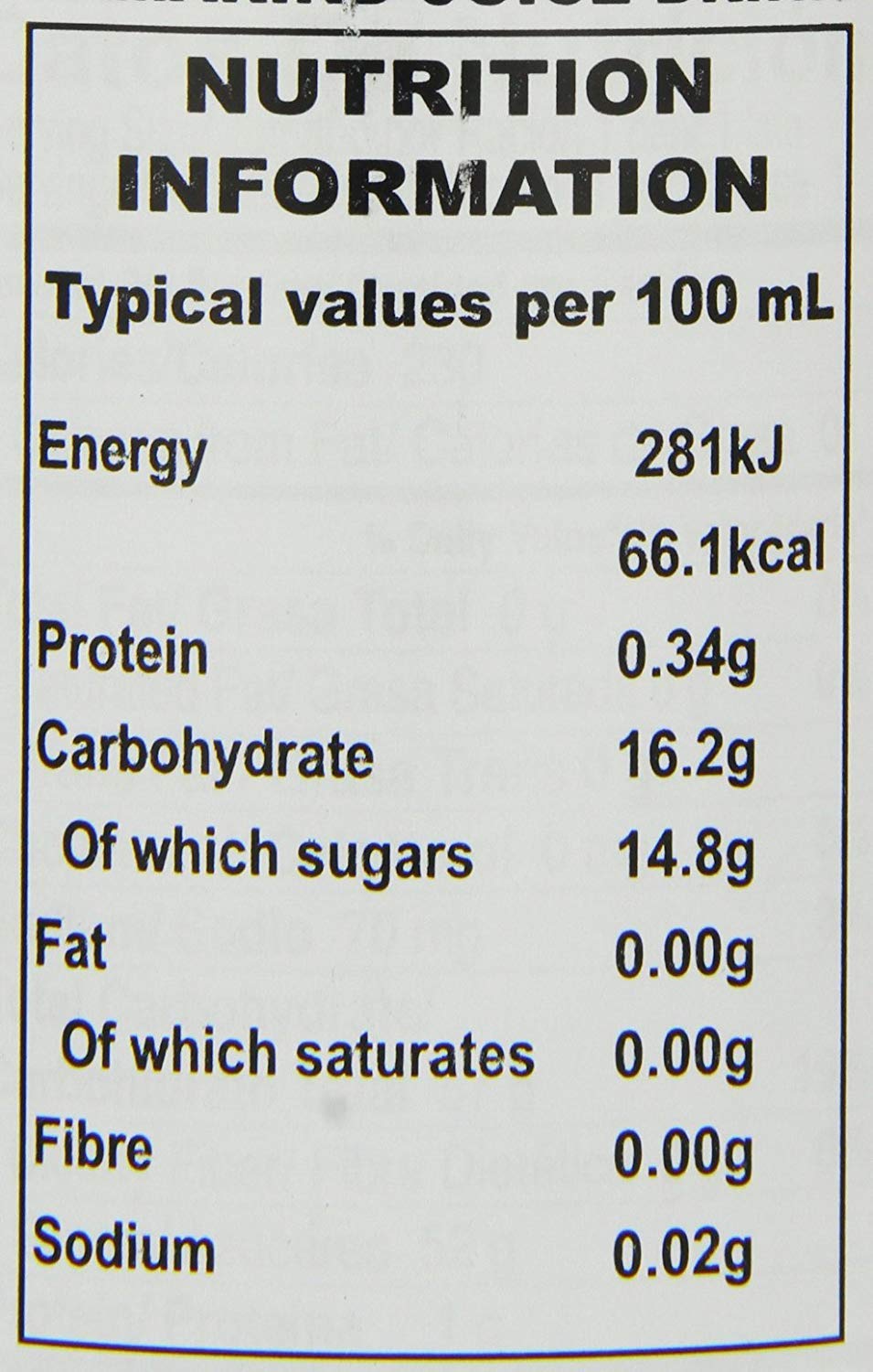 Foco Tamarind Drink (6 Pack, Total of 70.8fl.oz)