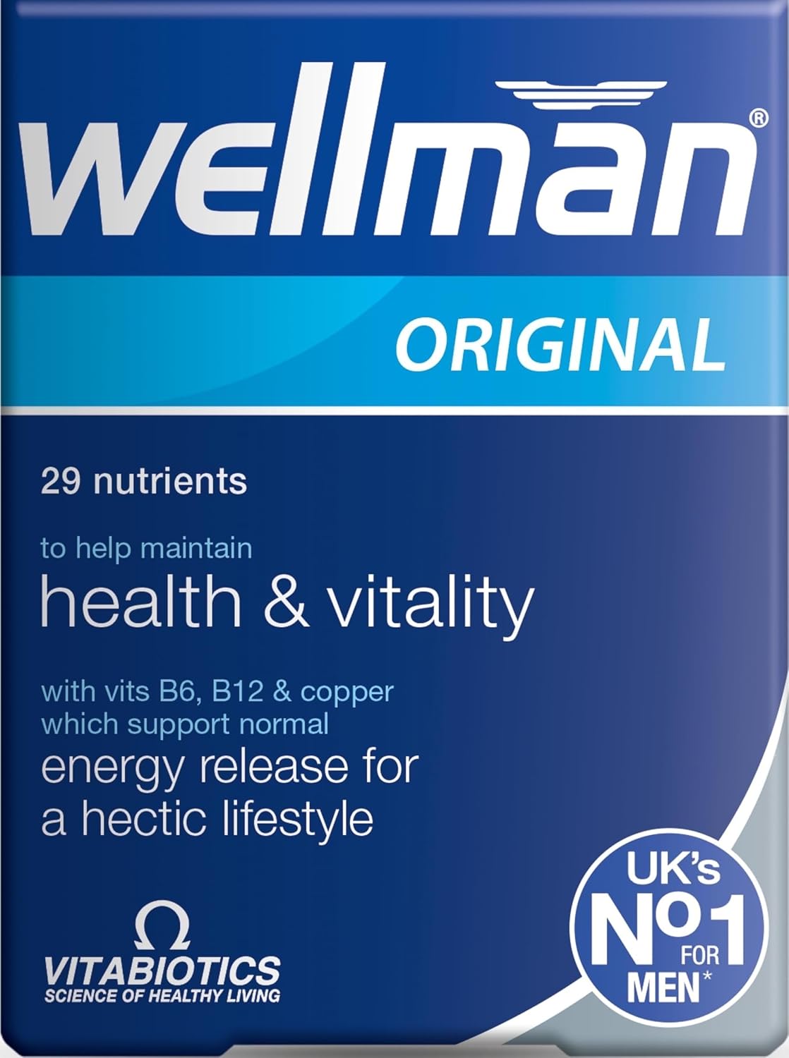 Vitabiotics Wellman 30 tablets
