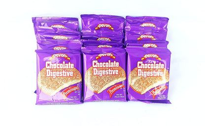 Devon Chocolate Covered Digestive Wheat Meal Biscuit (Pack of 12) 0.78oz each