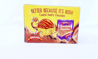 Devon Chocolate Covered Digestive Wheat Meal Biscuit (Pack of 12) 0.78oz each