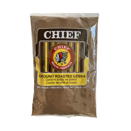Chief Roasted Geera Ground Cumin Seeds 230g, 8.1 Oz